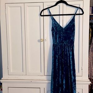 Velour party dress